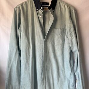Rag & Bone chambray denim shirt.